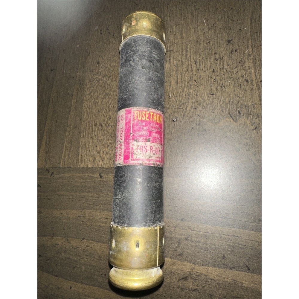Bussmann FUSETRON FRS-R-60 Dual-Element Class RK5, 60Amp Fuse -‎ USED
